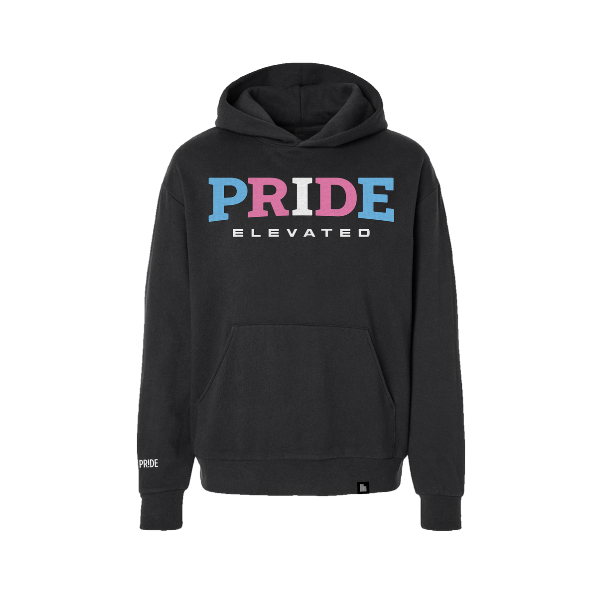 Utah Pride Elevated Trans Rainbow Hoodie