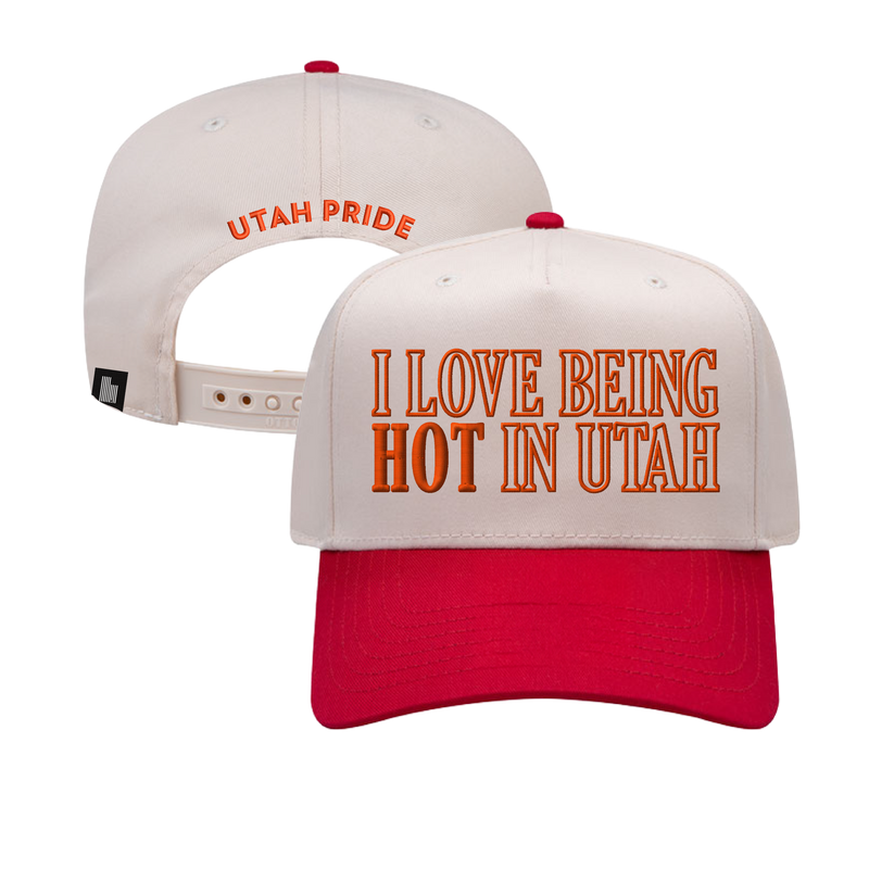 Utah Pride Hot In Utah Two Toned Hat