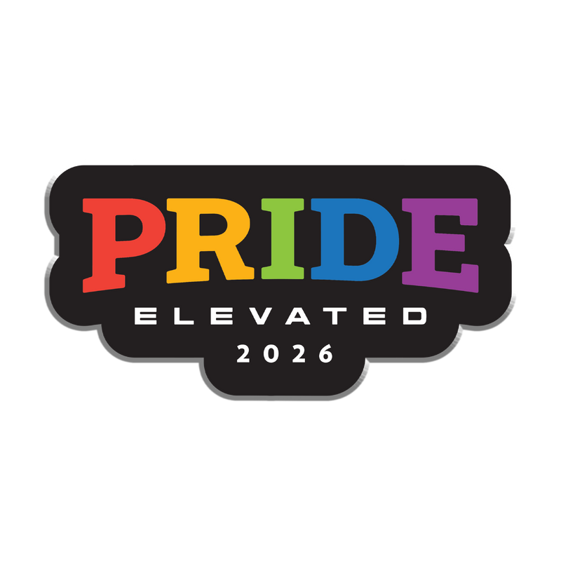Pride Elevated Magnet - Rainbow