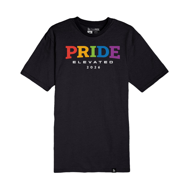Utah Pride Elevated 2026 Rainbow Tee