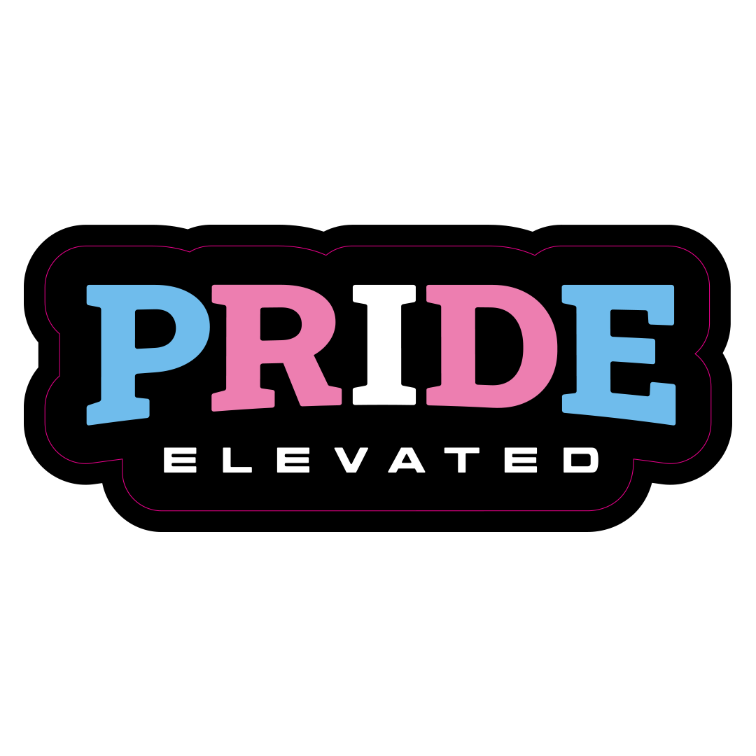 Pride Elevated Magnet - Trans
